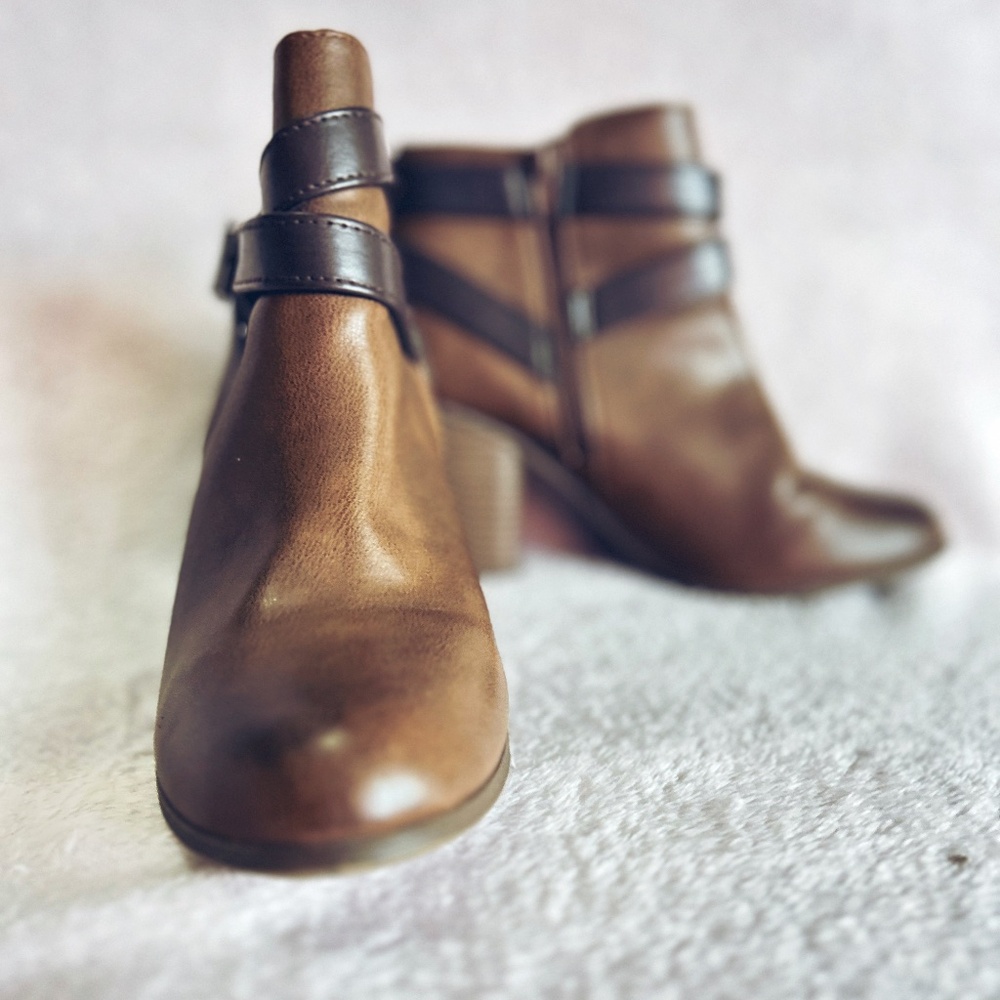 Material Girl Women's Melany Booties Brown